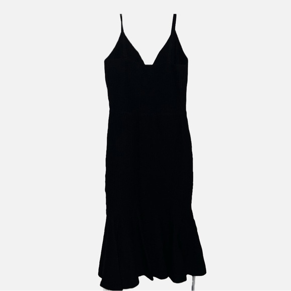 Cider Black Midi Knit Mermaid Dress - Picture 3 of 8